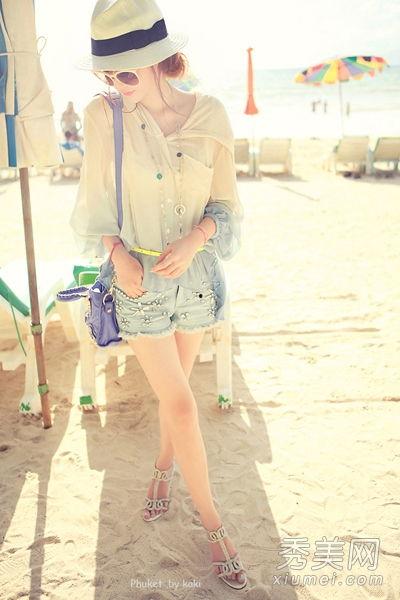 夏季服装搭配图片,缤纷色彩与轻盈剪裁的完美融合  第2张